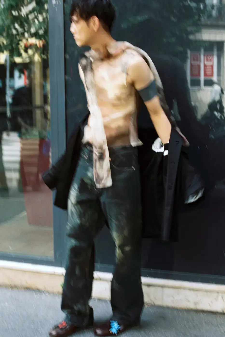 OUR LEGACY SS27 REWORKS BRITISH SUBCULTURES image describing the design elements and subcultural influences of the Our Legacy Spring Summer 2027 fashion collection. (image 13 of 66)