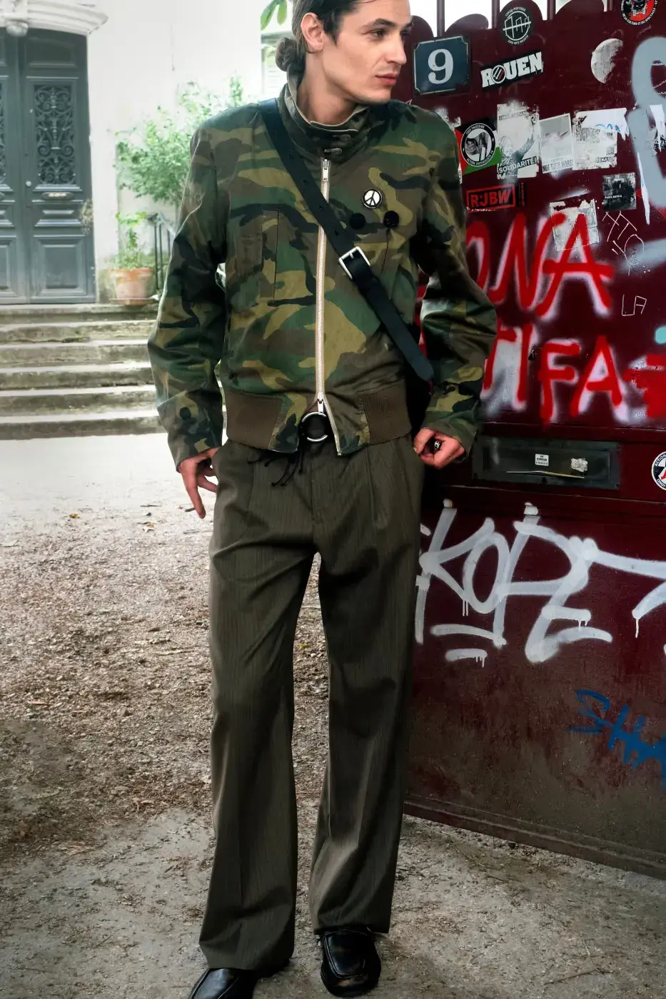 OUR LEGACY SS27 REWORKS BRITISH SUBCULTURES image describing the design elements and subcultural influences of the Our Legacy Spring Summer 2027 fashion collection. (image 61 of 66)