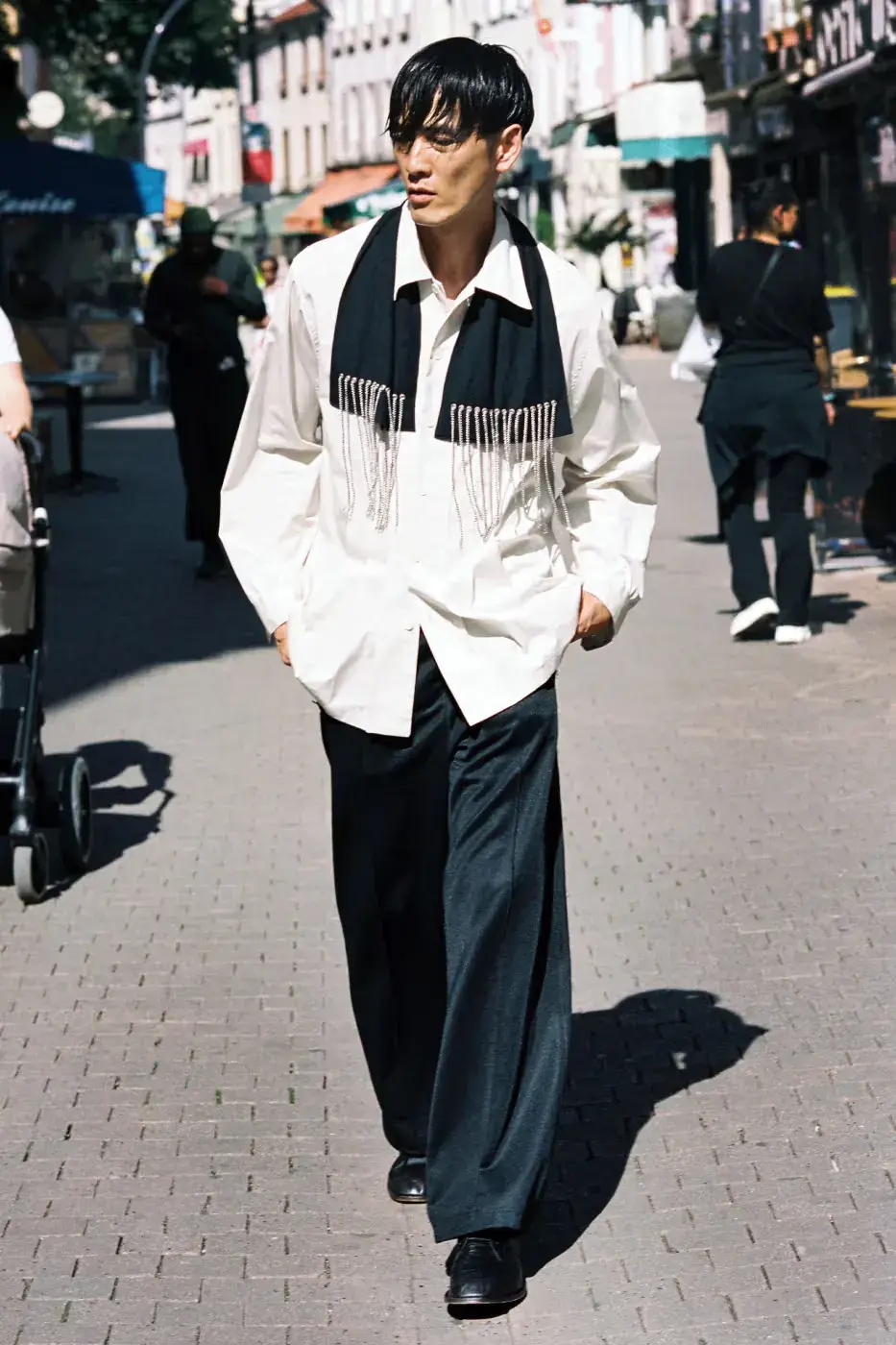 OUR LEGACY SS27 REWORKS BRITISH SUBCULTURES image describing the design elements and subcultural influences of the Our Legacy Spring Summer 2027 fashion collection. (image 34 of 66)