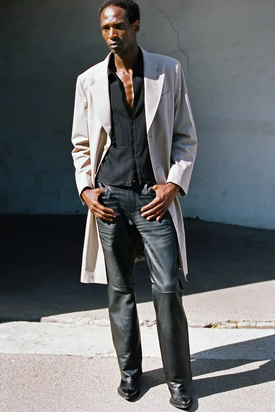 OUR LEGACY SS27 REWORKS BRITISH SUBCULTURES image describing the design elements and subcultural influences of the Our Legacy Spring Summer 2027 fashion collection. (image 52 of 66)
