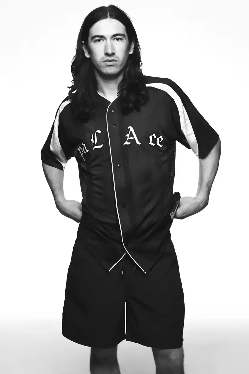 PALACE SUMMER 2025 COLLECTION: LONDON LABEL REVEALS SEASONAL LINEUP image of Palace's Summer 2025 collection announcement, describing the London streetwear brand's new seasonal offerings. It details the collection's design influences (Americana, sportswear, military), highlights key pieces including Los Angeles-themed items, religious iconography adaptations, and mesh garments for warm weather. The text also provides specific release dates and times for different global regions including the UK, Europe, US, Japan, Seoul, and China, with information about both online and physical store availability. (image 17 of 36)