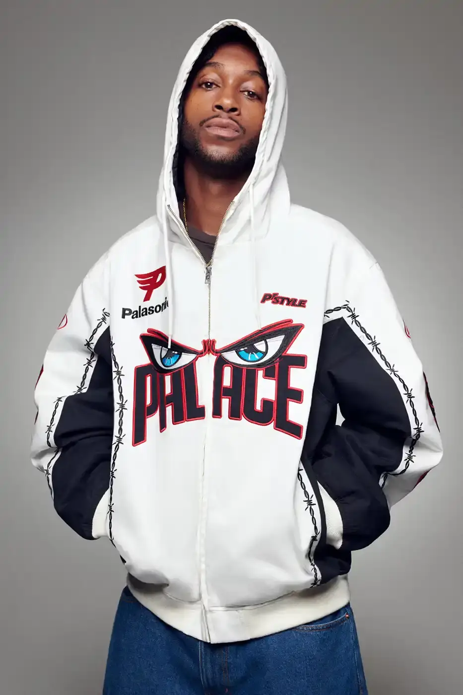 PALACE WINTER 2025 LOOKBOOK DROPS Palace Skateboards presents their Winter 2025 lookbook featuring winter jackets, long-sleeve apparel, and branded accessories for the cold season. (image 19 of 40)