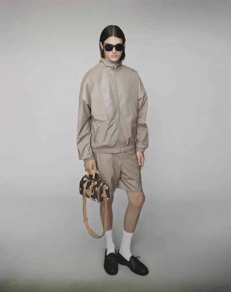 PHARRELL WILLIAMS UNVEILS LV SPRING MENSWEAR CAPSULE image about Pharrell Williams' new spring menswear capsule collection for Louis Vuitton featuring seasonal colors, tailoring details, and house motifs. (image 9 of 24)