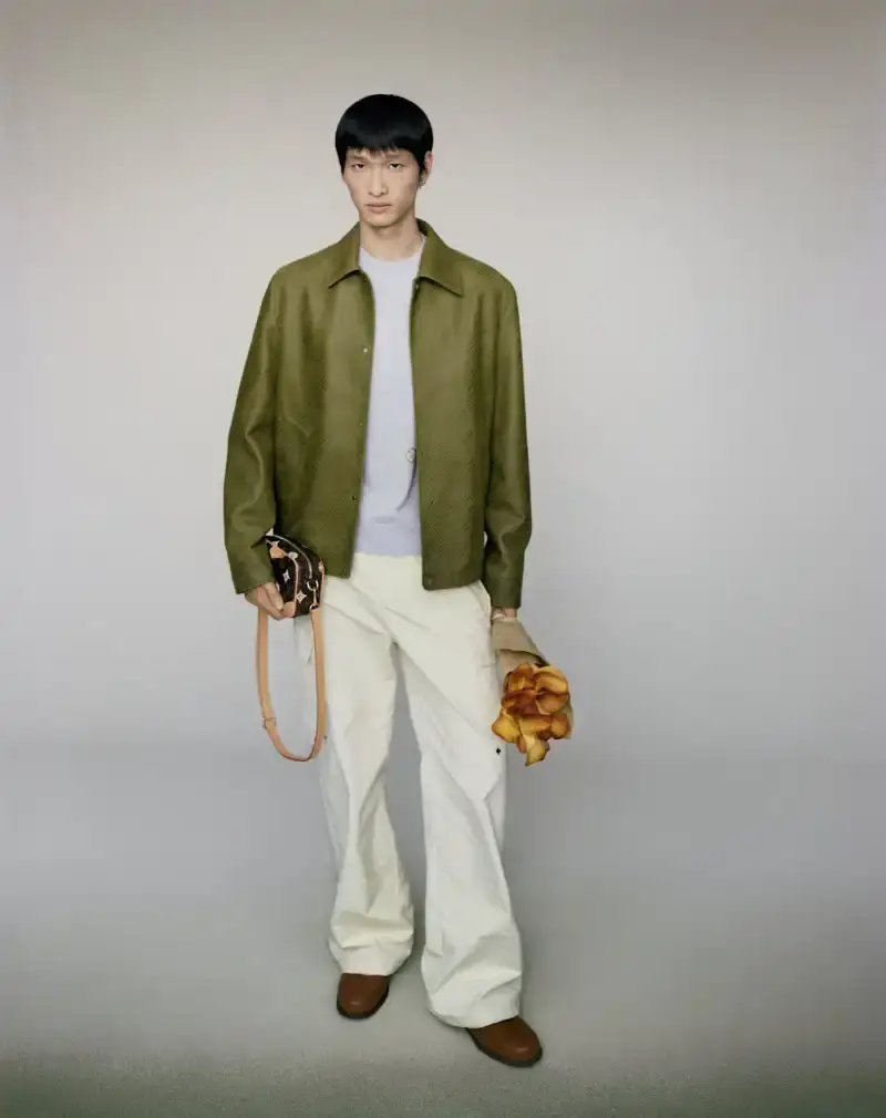 PHARRELL WILLIAMS UNVEILS LV SPRING MENSWEAR CAPSULE image about Pharrell Williams' new spring menswear capsule collection for Louis Vuitton featuring seasonal colors, tailoring details, and house motifs. (image 18 of 24)