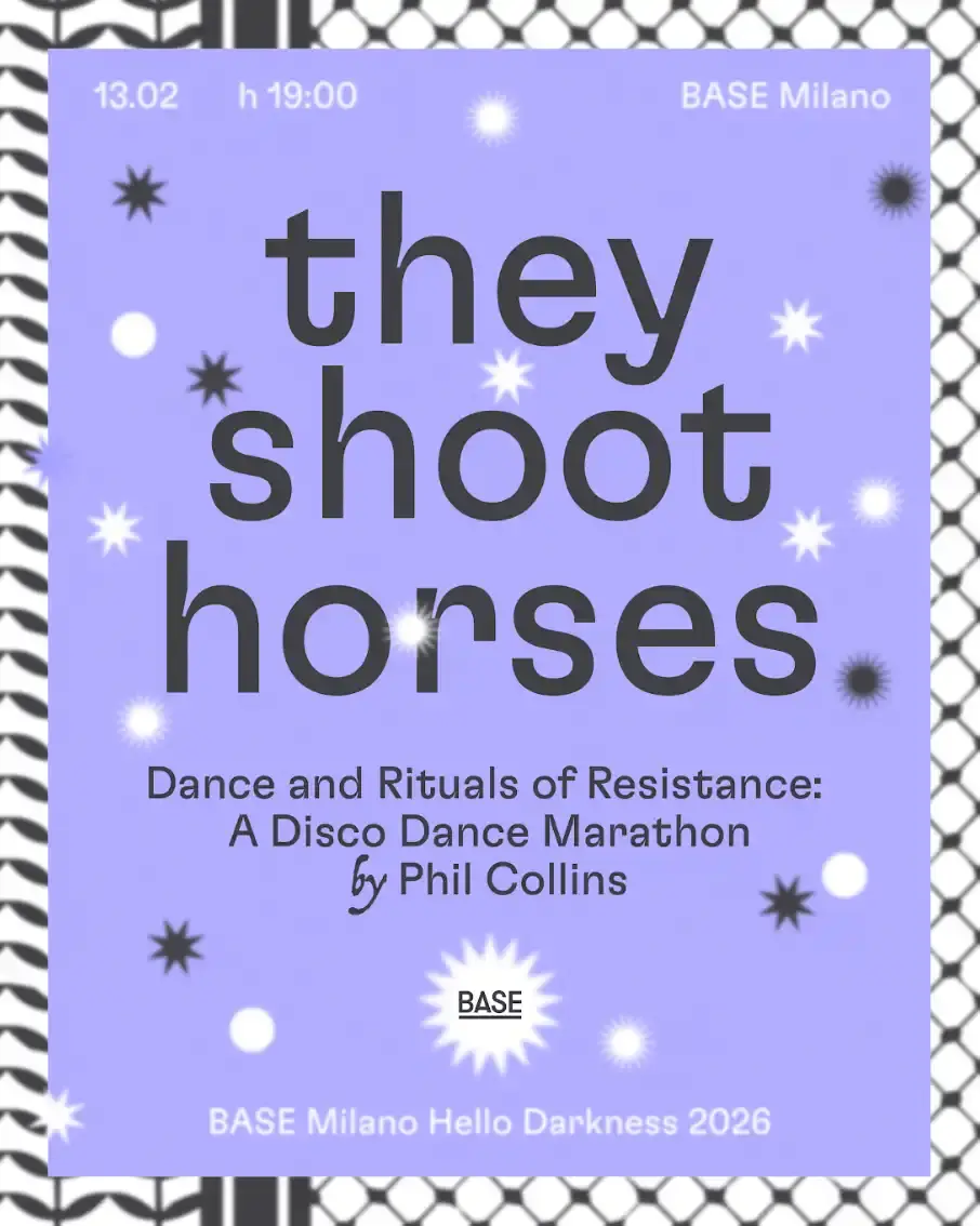 An analysis of Phil Collins' 2004 video work showing Palestinian performers dancing continuously for eight hours in Ramallah during the Second Intifada, examining the work's political significance and its contrast with contemporary social media violence.
