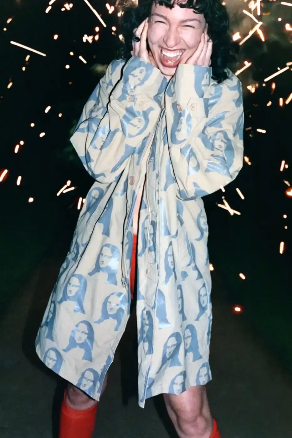 PLEASURES STRANGE WAYS EVERYDAY SPRING 2026 An article detailing the PLEASURES Spring 2026 clothing collection featuring workwear, denim, and graphic shirts shot by Jason Landis in London. (image 32 of 40)