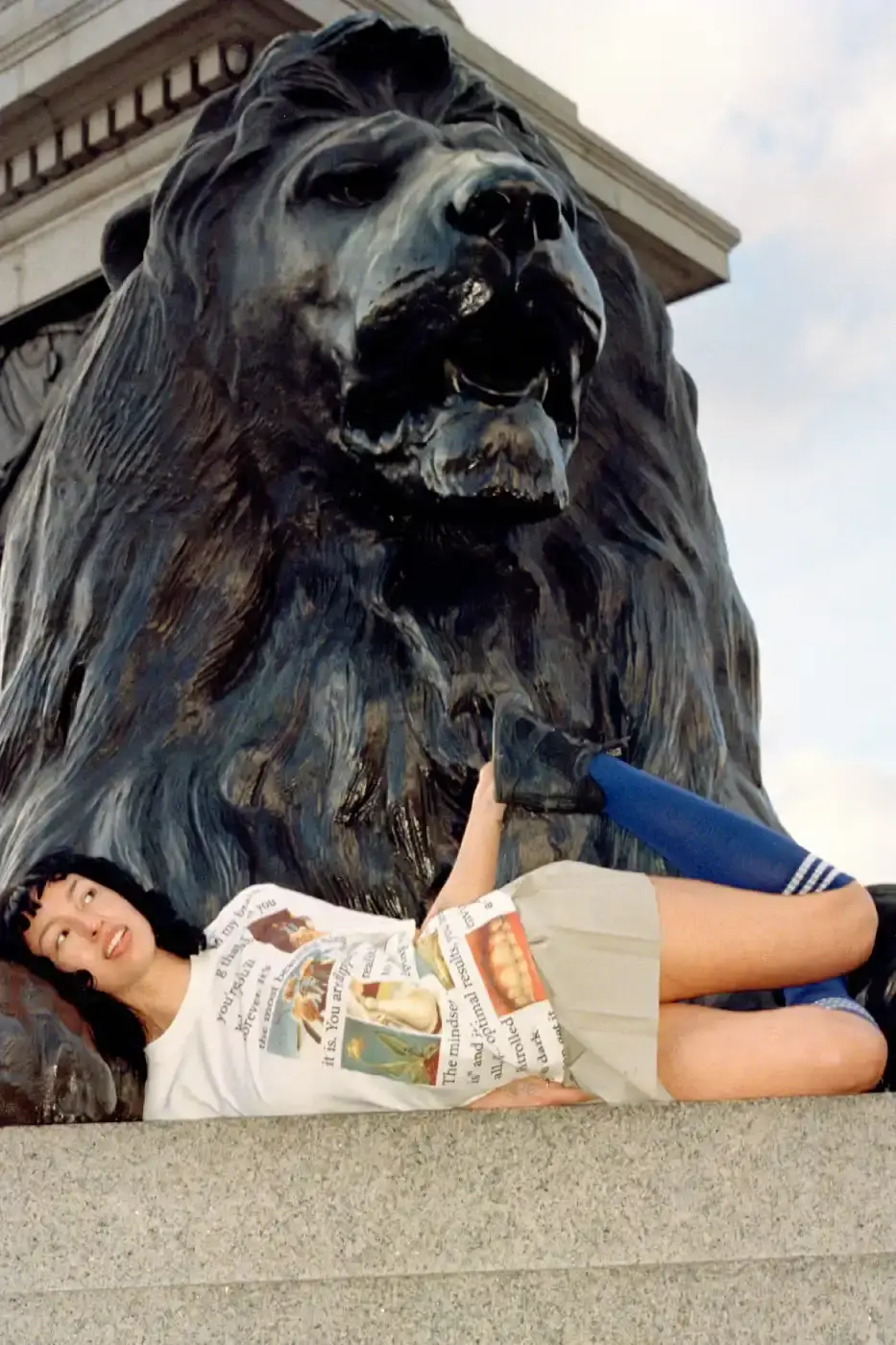 PLEASURES STRANGE WAYS EVERYDAY SPRING 2026 An article detailing the PLEASURES Spring 2026 clothing collection featuring workwear, denim, and graphic shirts shot by Jason Landis in London. (image 25 of 40)