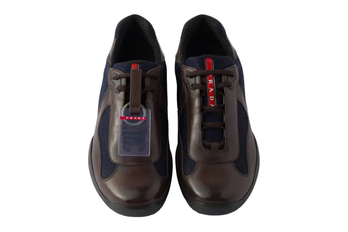 PRADA RELEASES AUTUMN AMERICAS CUP image details design updates and color options for the newest Prada footwear release.