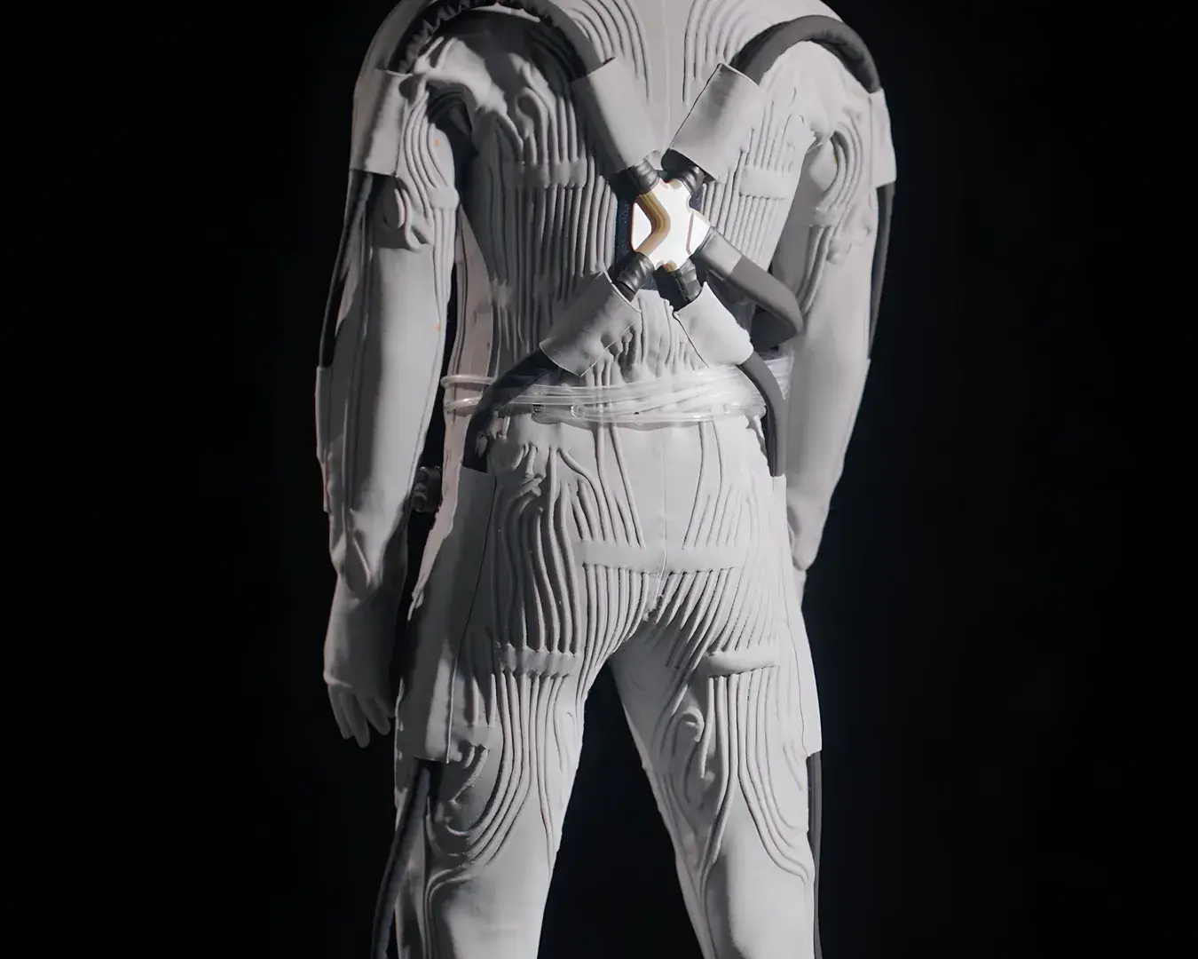 PRADA DESIGNS NEW LUNAR SPACESUIT FOR 2028 MISSION image explaining the collaboration between fashion house Prada and aerospace company Axiom Space on a new lunar spacesuit.