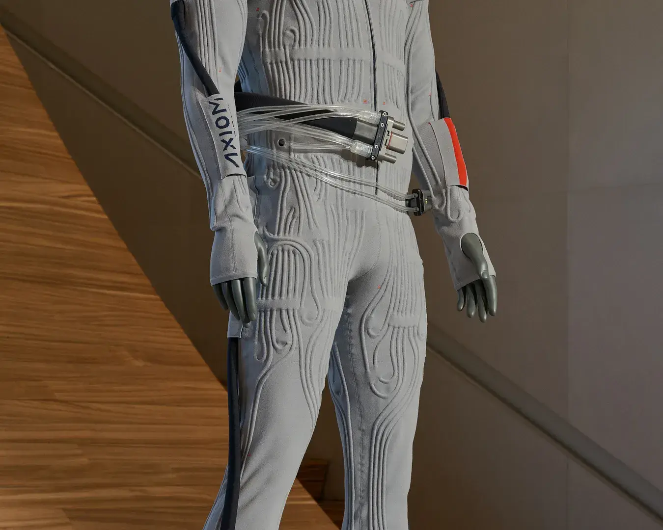 PRADA DESIGNS NEW LUNAR SPACESUIT FOR 2028 MISSION image explaining the collaboration between fashion house Prada and aerospace company Axiom Space on a new lunar spacesuit. (image 4 of 4)