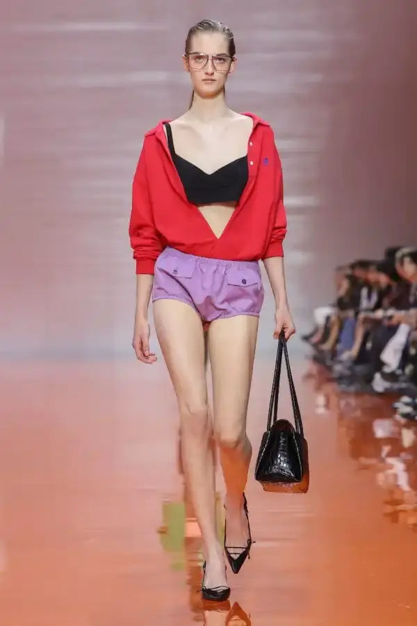 PRADA'S UNEXPECTED SPRING/SUMMER 2026 COLLECTION image about Prada's latest women's collection showcased during Milan Fashion Week, focusing on design philosophy and unconventional approaches.