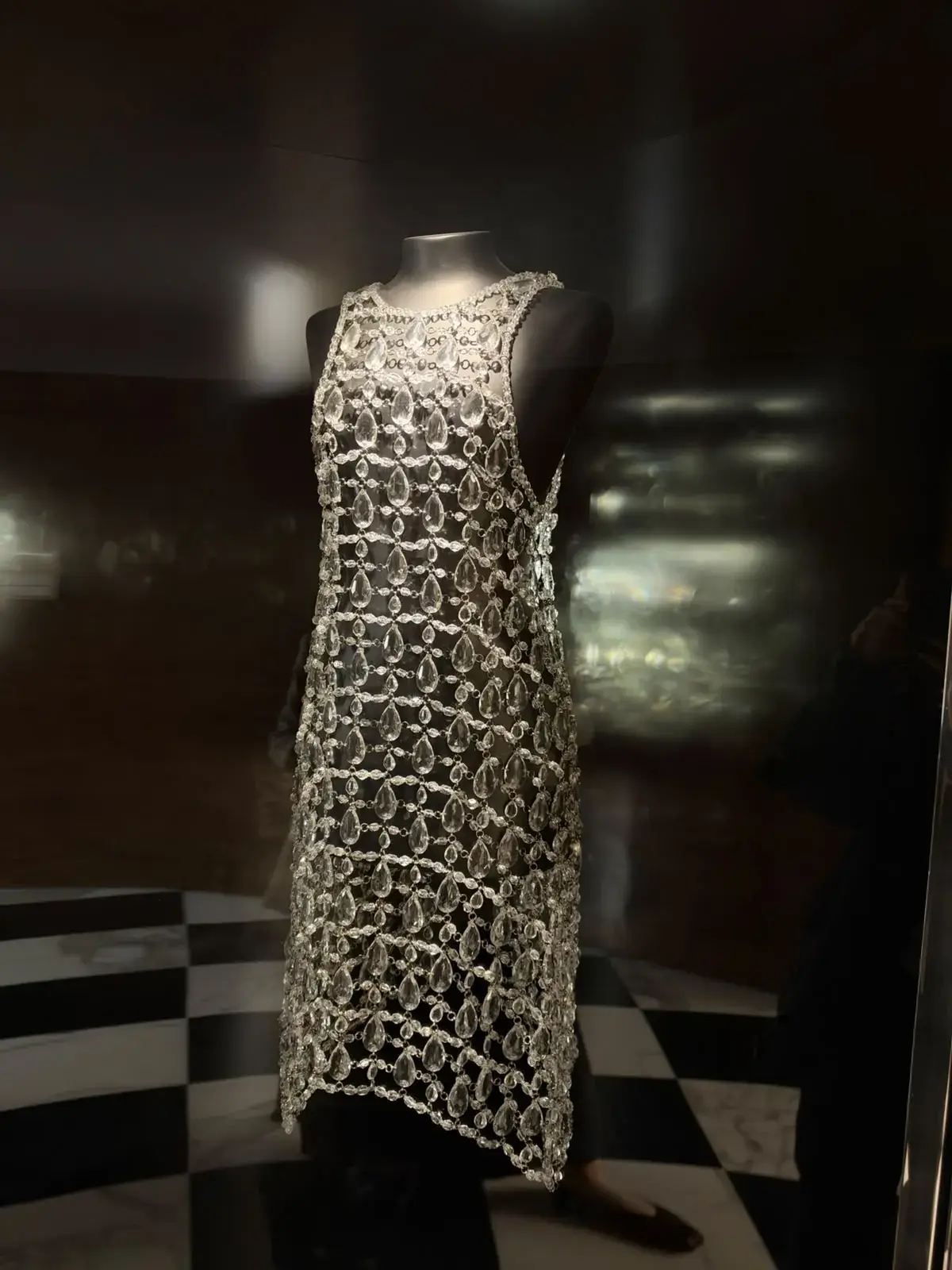 Exhibition view of Pradasphere inside Galleria Vittorio Emanuele II in Milan showing archival Prada designs and garments. (image 5 of 6)