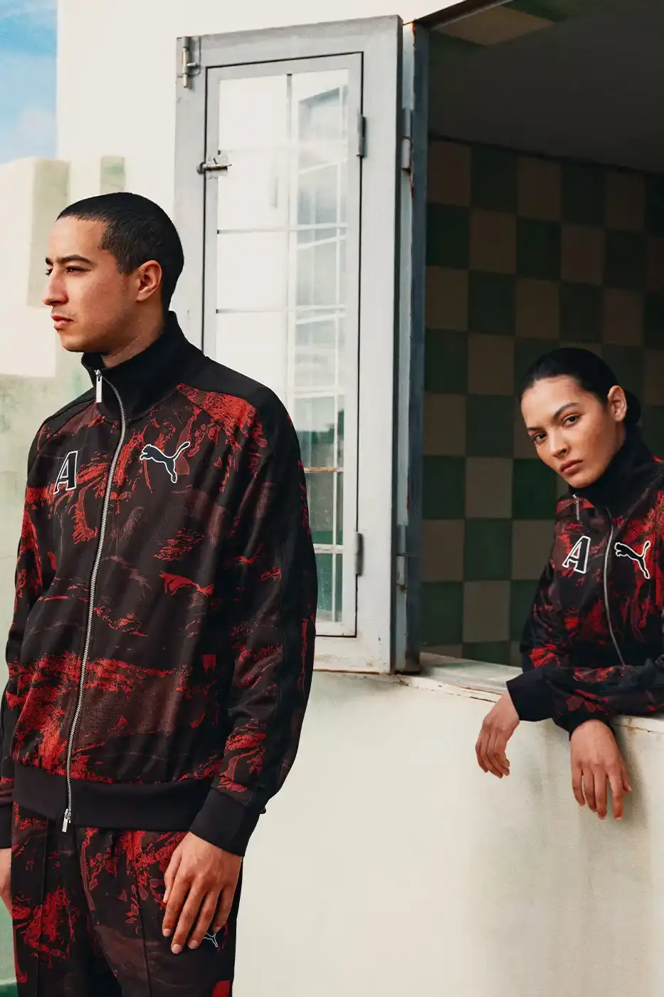 PUMA AND AHLUWALIA RELEASE SECOND FOOTBALL COLLECTION An image detailing a second clothing collaboration between PUMA and designer Priya Ahluwalia focusing on African football aesthetics. (image 8 of 9)