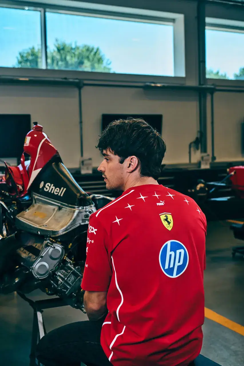 PUMA AND FERRARI HONOR MICHAEL SCHUMACHER an image detailing the new PUMA and Scuderia Ferrari Monza 2026 apparel collection honoring Michael Schumacher. (image 7 of 8)