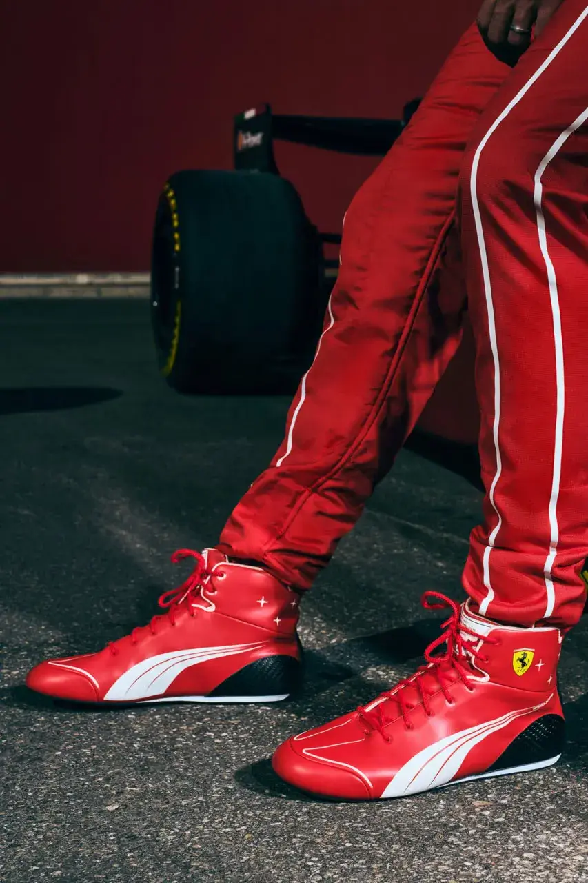 PUMA AND FERRARI HONOR MICHAEL SCHUMACHER an image detailing the new PUMA and Scuderia Ferrari Monza 2026 apparel collection honoring Michael Schumacher. (image 4 of 8)