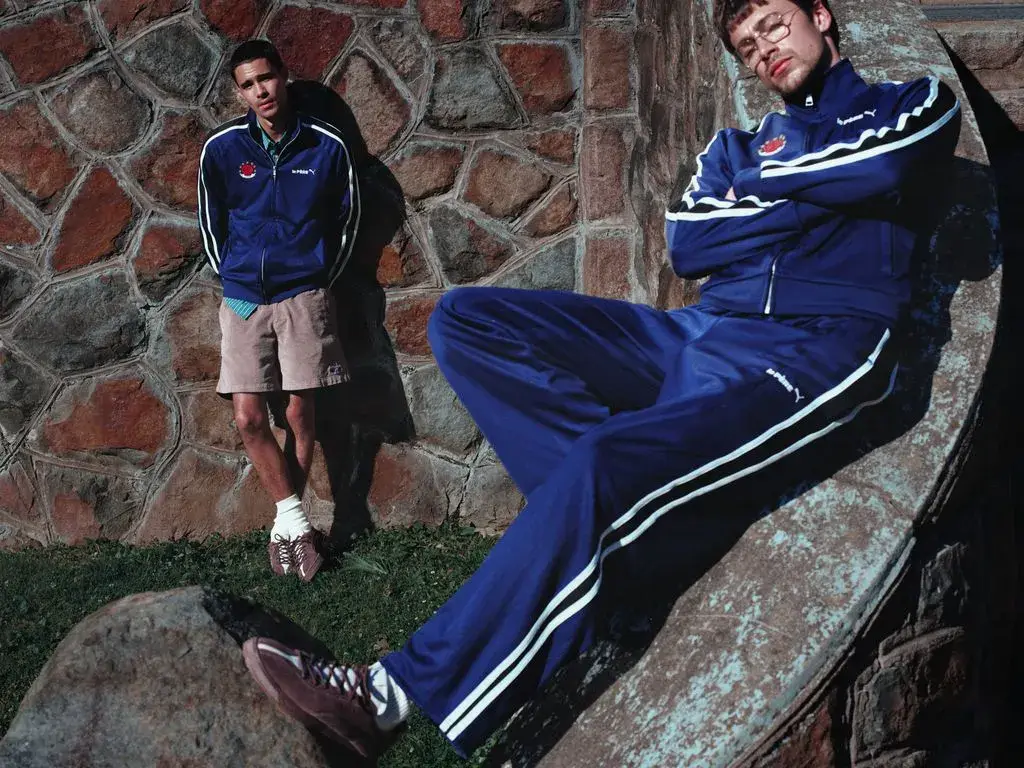 PUMA AND LE PÈRE LAUNCH AW26 VINTAGE SPORTSWEAR COLLECTION image about the PUMA x le PÈRE AW26 collection, covering the split-toe Suede, the clothing range, the campaign, the October 10, 2026 release and the New York launch event with Cruel Santino.