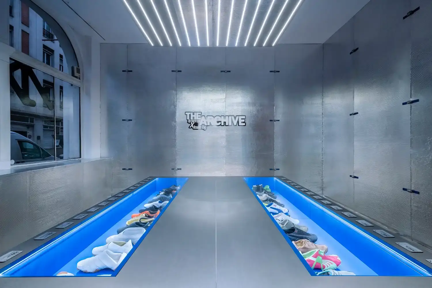 Puma Image shows PUMA's Paris Fashion Week event promotional visual, highlighting collaborative design, urban culture, and the Mostro sneaker with diverse creative elements in the background. (image 6 of 6)