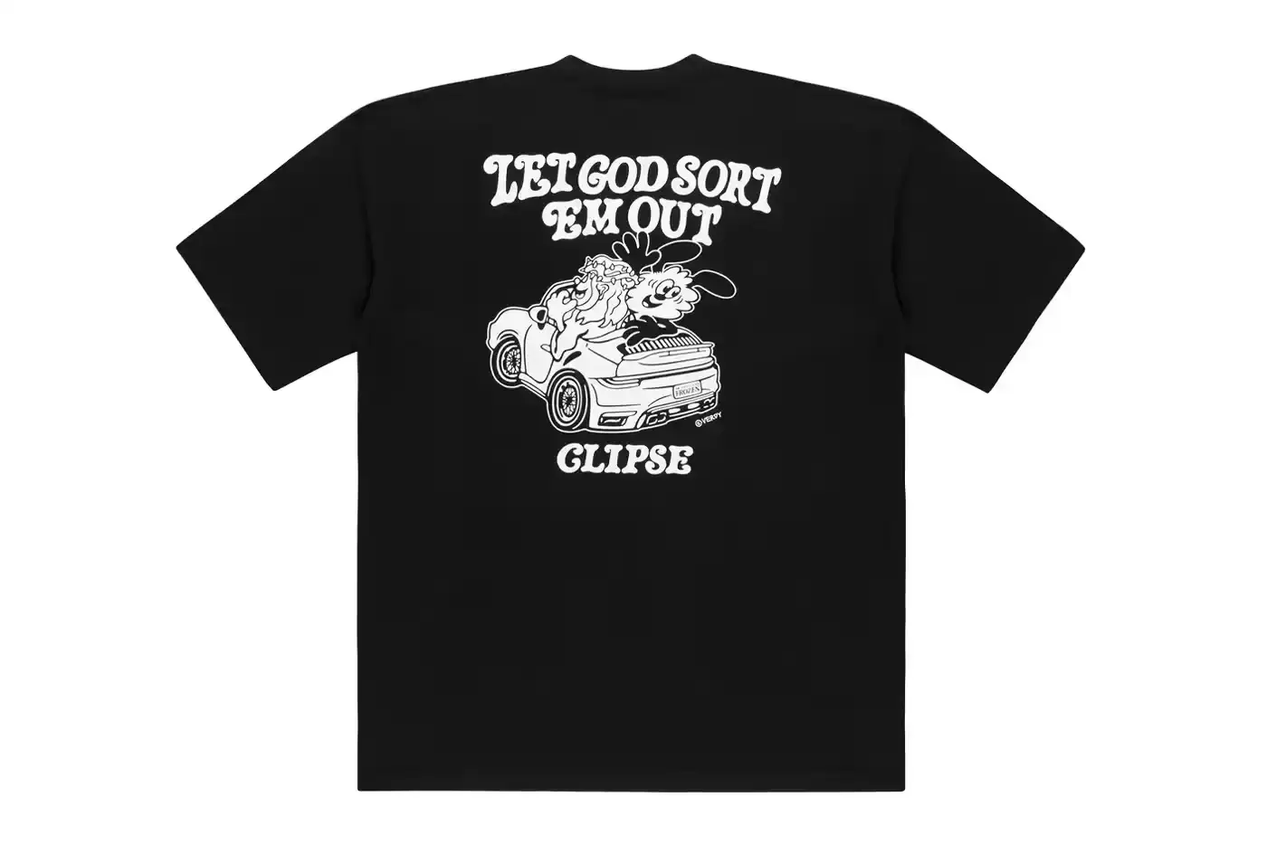 PUSHA T TARGETS TRAVIS SCOTT IN CLIPSE TRACK image discusses hip-hop conflict between Pusha T and Travis Scott stemming from a Drake verse controversy. Includes details about Clipse's comeback album "Let God Sort Em Out" releasing July 11, featuring Verdy-designed artwork and merchandise. The piece covers the background of their dispute, quotes from Pusha T's GQ interview, and information about the duo's first album in 16 years. (image 13 of 15)