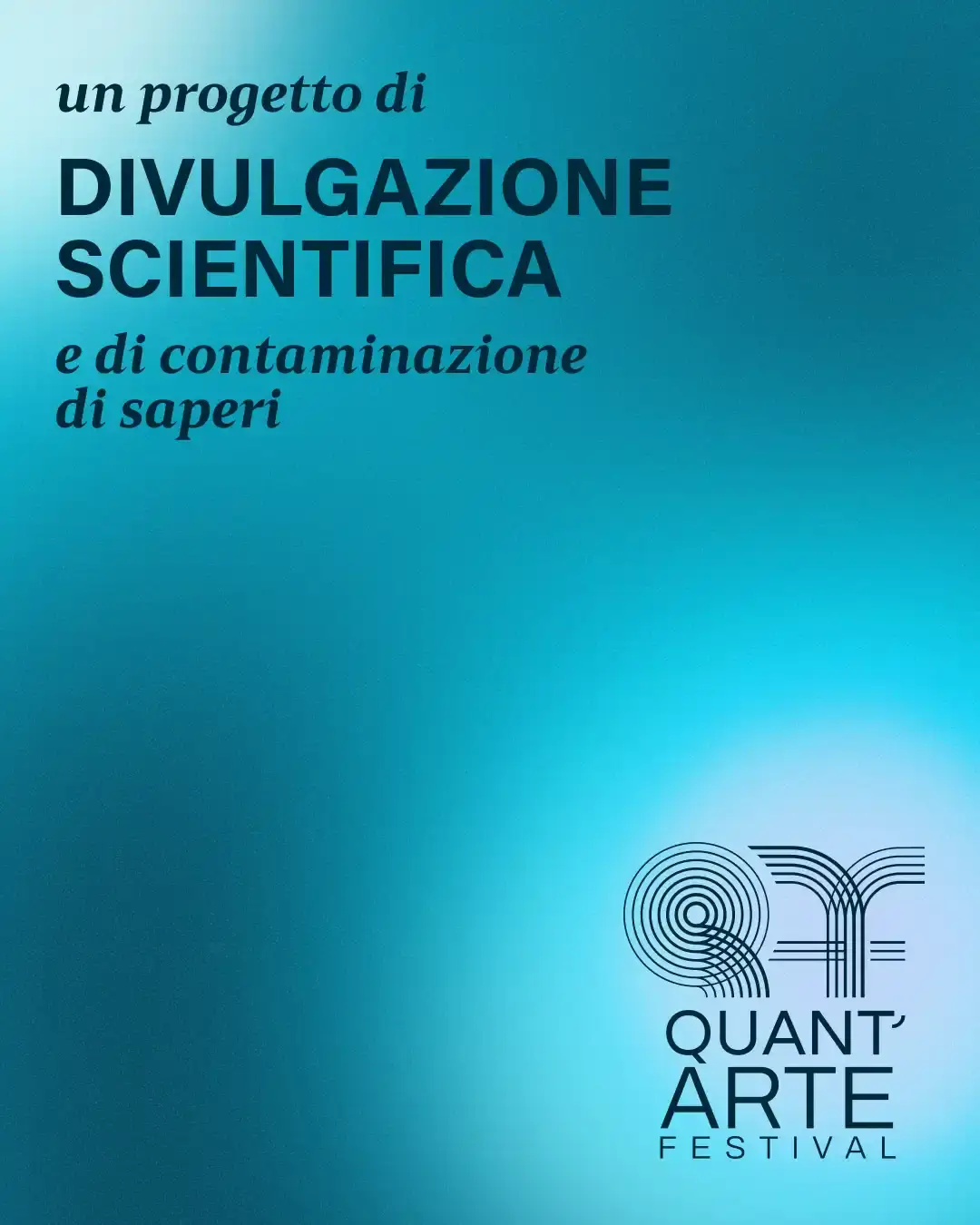 QUANTUM PHYSICS MEETS CONTEMPORARY ART IN MILAN The Quant'ARTE Festival brings together quantum physics and contemporary art through student works and professional installations at Milan's Superstudio from December 3-17, 2025.