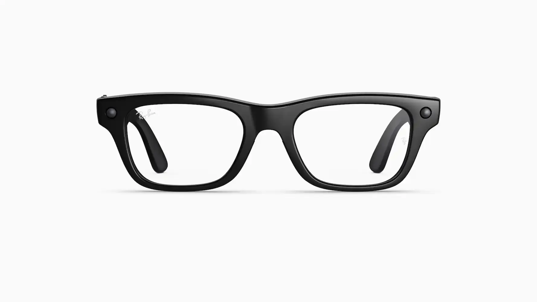 RAY-BAN META PRESCRIPTION SMART GLASSES ARRIVE An image detailing the release of new Ray-Ban Meta prescription smart glasses, outlining their design features, tech functions, and release date. (image 1 of 3)