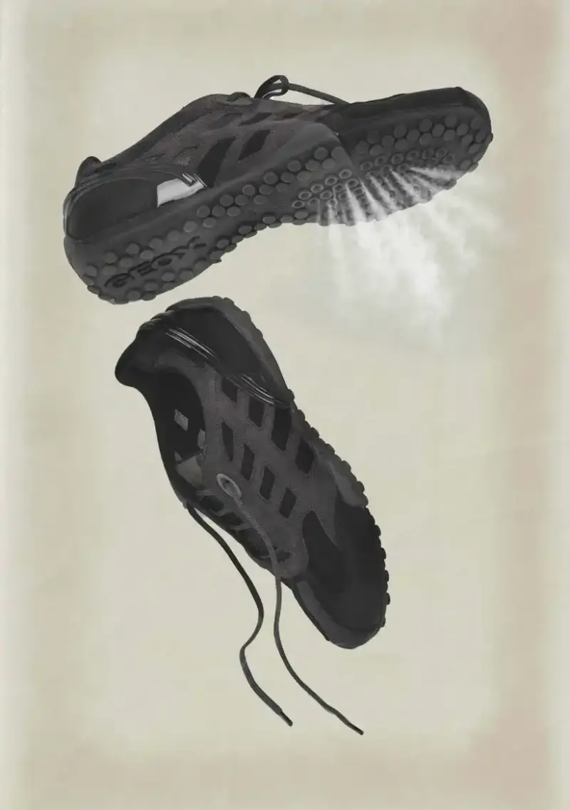 ROBYN LYNCH REWORKS GEOX SNAKE FOR 20TH YEAR Irish menswear designer Robyn Lynch collaborates with Italian footwear brand Geox to redesign the Snake sneaker, celebrating 20 years of the silhouette with five new versions launching in February 2026. (image 4 of 7)