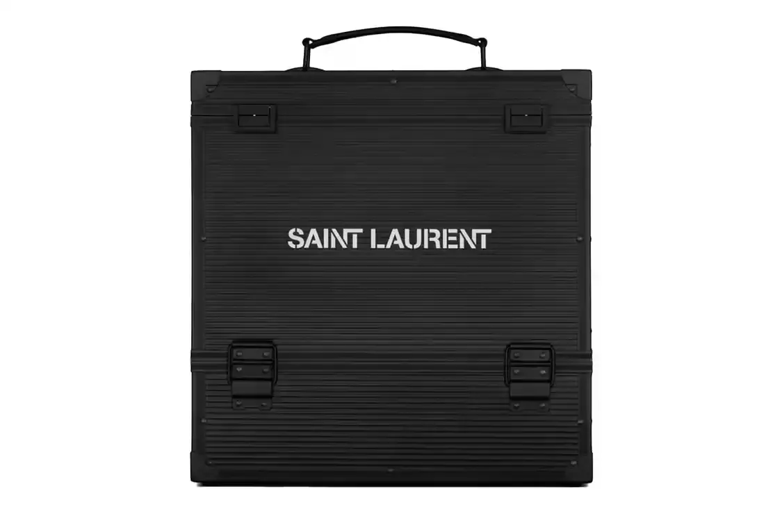 SAINT LAURENT RIVE DROITE VINYL ADVENT CALENDAR image about Saint Laurent Rive Droite's limited edition Advent Calendar featuring 24 vinyl records selected by Anthony Vaccarello, available at select stores worldwide.