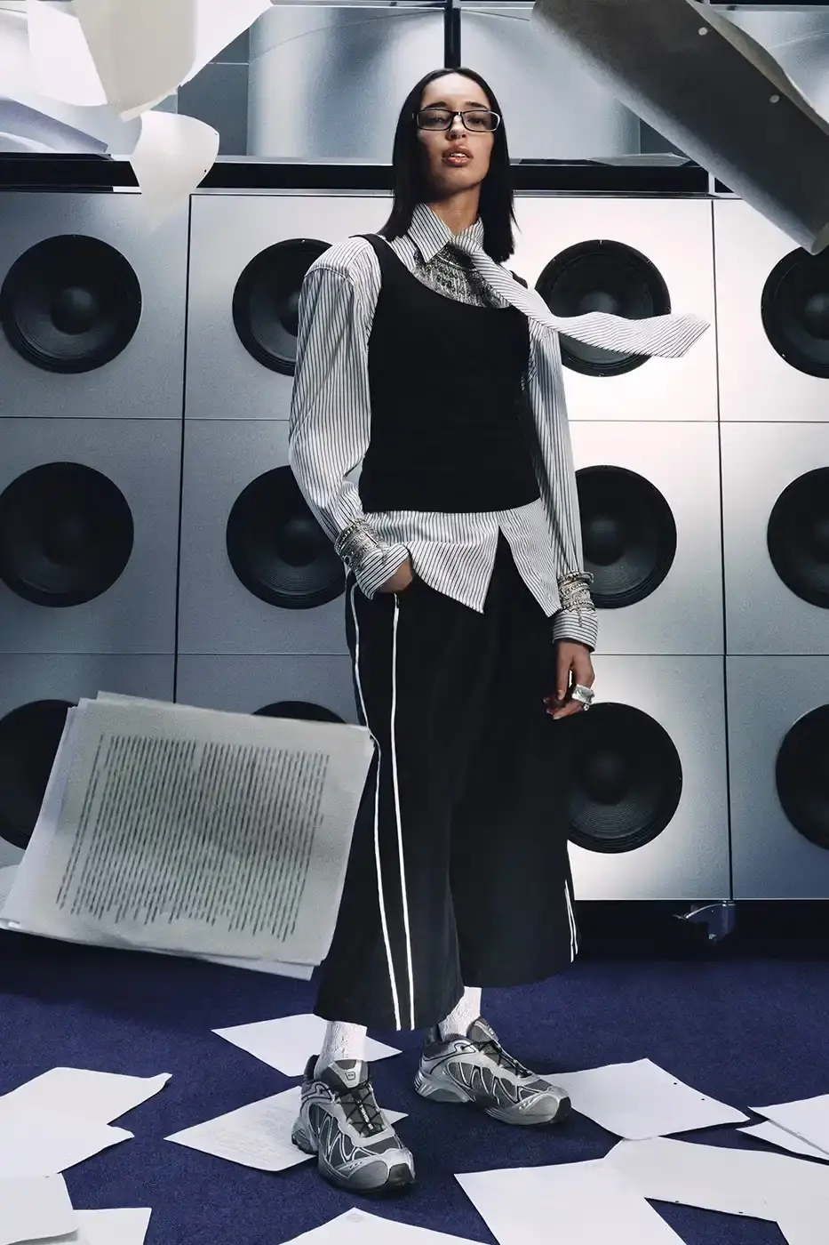 SALOMON TAPS DINA AYADA FOR XT-WHISPER DROP Salomon releases campaign featuring musician Dina Ayada for XT-Whisper sneaker in three colorways launching February 2026.
