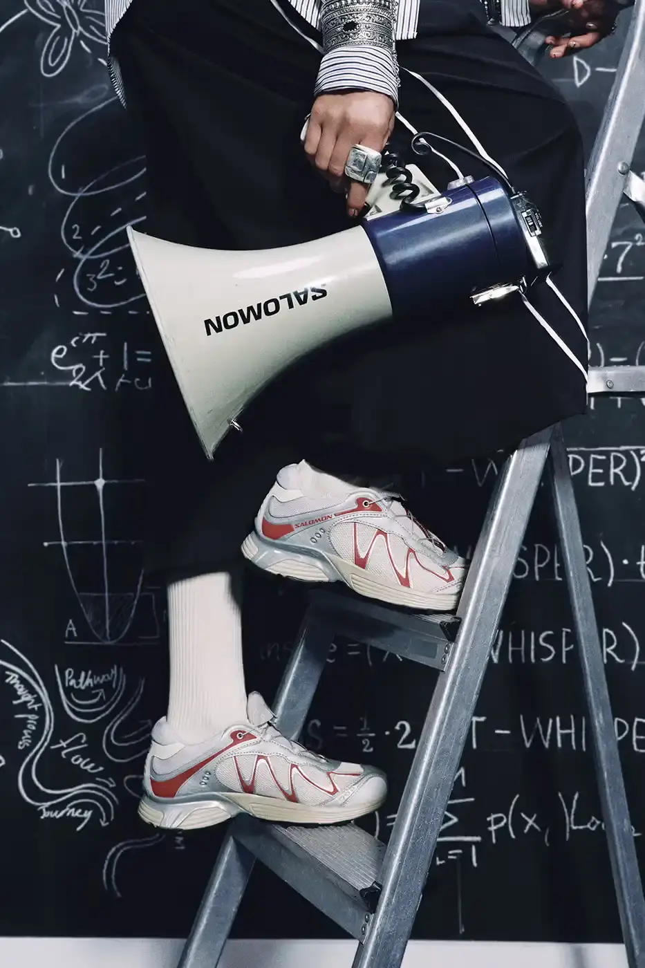 SALOMON TAPS DINA AYADA FOR XT-WHISPER DROP Salomon releases campaign featuring musician Dina Ayada for XT-Whisper sneaker in three colorways launching February 2026. (image 3 of 4)