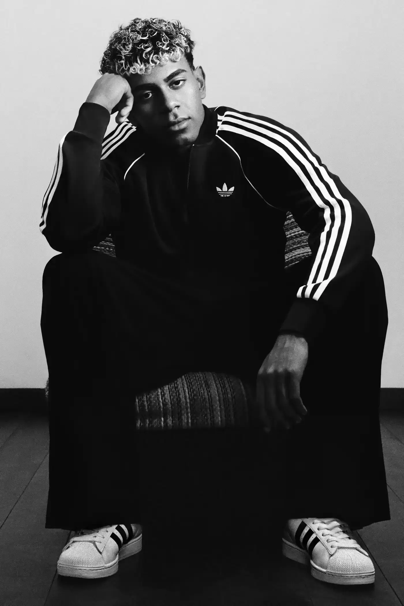 SAMUEL L JACKSON STARS IN ADIDAS SUPERSTAR CAMPAIGN image about the new Adidas video advertisement starring Samuel L Jackson and Kendall Jenner. The document details the new clothing collection. (image 3 of 5)