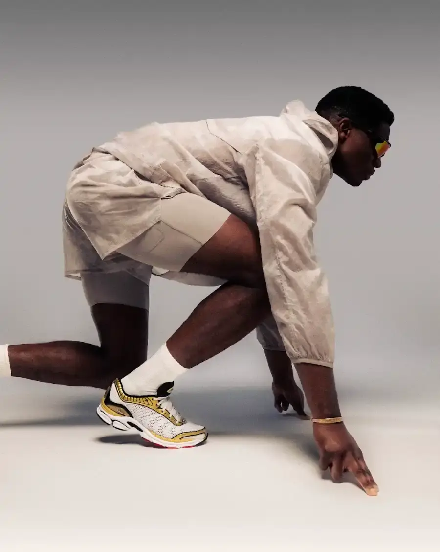 SAUCONY PROGRID PARAMOUNT RETURNS AS LIFESTYLE SNEAKER image about Saucony's ProGrid Paramount sneaker, originally a 2007 running shoe, now updated with lifestyle design while maintaining technical cushioning features.