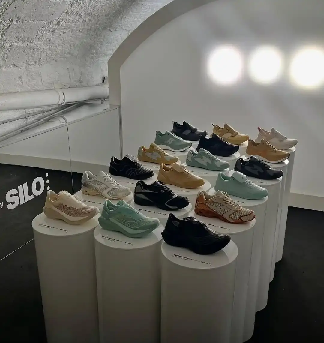 SAUCONY SILO: WHERE PERFORMANCE MEETS CULTURAL PRECISION image about Saucony's Silo sneaker line and its approach to blending performance footwear with cultural authenticity. The piece features insights from Paul Ruffles, who leads the brand's creative direction, discussing how Saucony draws from its archive—including unexpected sources like vintage football boots—to create modern lifestyle sneakers. The article examines the brand's design philosophy of working within intentional constraints and highlights their commitment to genuine cultural engagement, exemplified by an intimate music experience in Paris. The content focuses on how Saucony differentiates itself in the competitive sneaker market through thoughtful design decisions and authentic community connections rather than trend-chasing. (image 6 of 6)