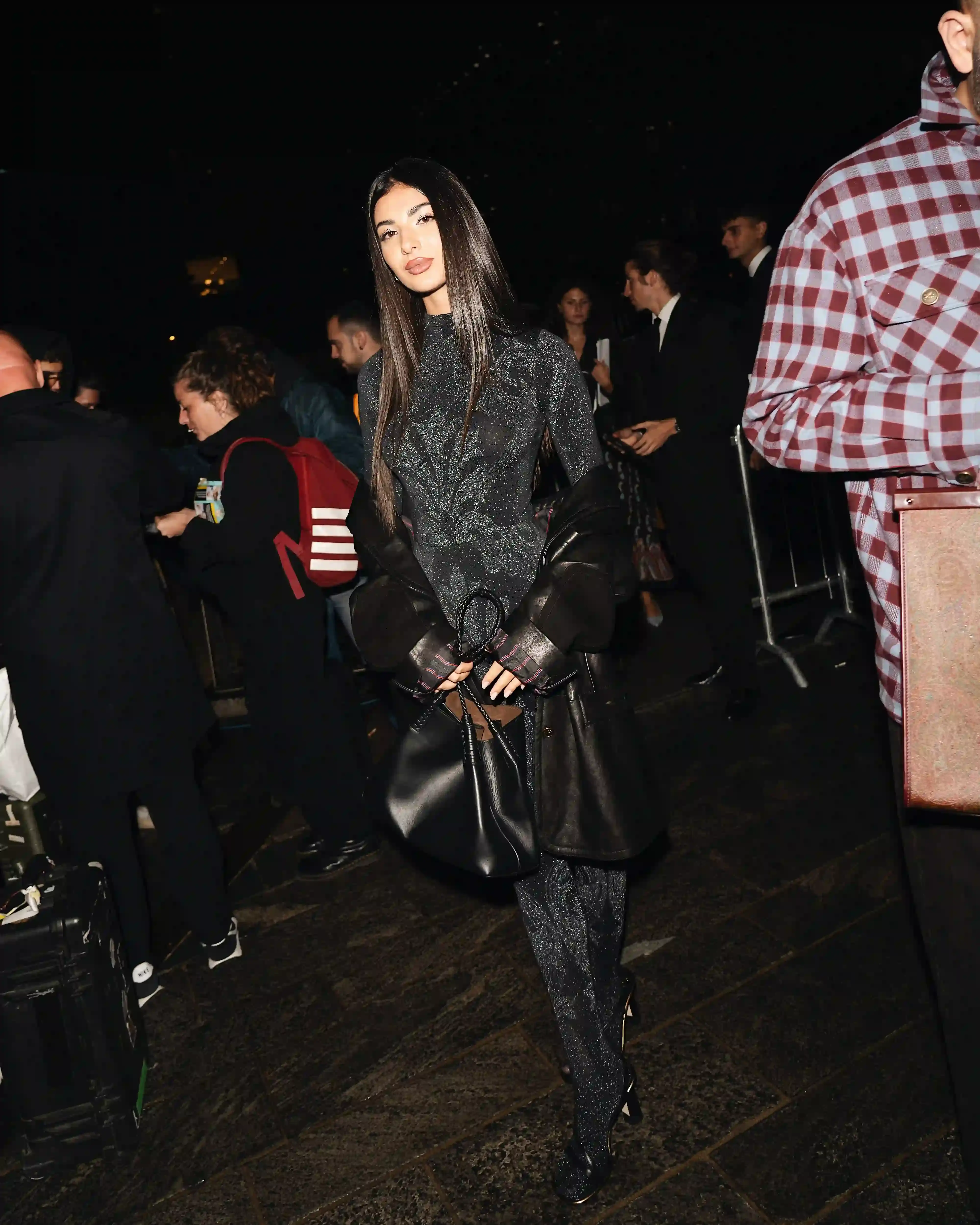 TikToker attending at Etro Fashion Show In Milan