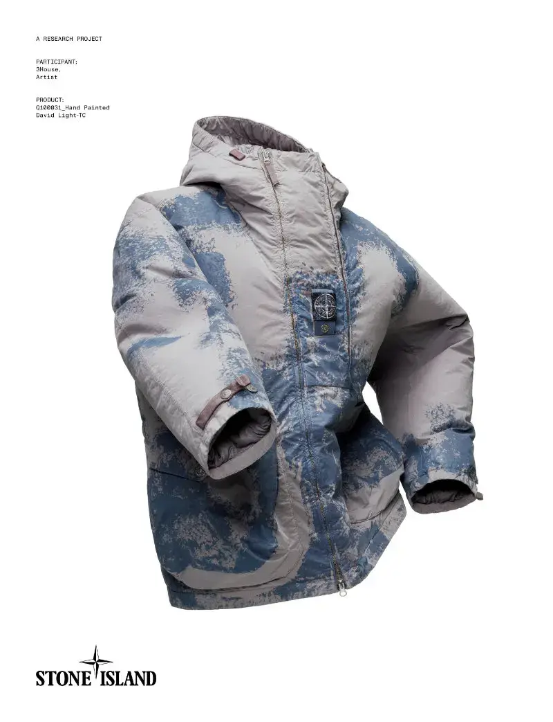STONE ISLAND AUTUMN WINTER 2026 CAMPAIGN EXPLORES CULTURE image of the Stone Island Autumn Winter 2026 campaign, detailing the cast, the 100 questions format, and the focus on research and culture. (image 7 of 8)