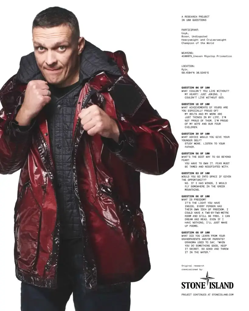 STONE ISLAND FEATURES CHY CARTIER IN NEW CAMPAIGN image about Stone Island's latest campaign featuring diverse international talent wearing autumn/winter 2025 collection pieces photographed by David Sims. (image 3 of 4)