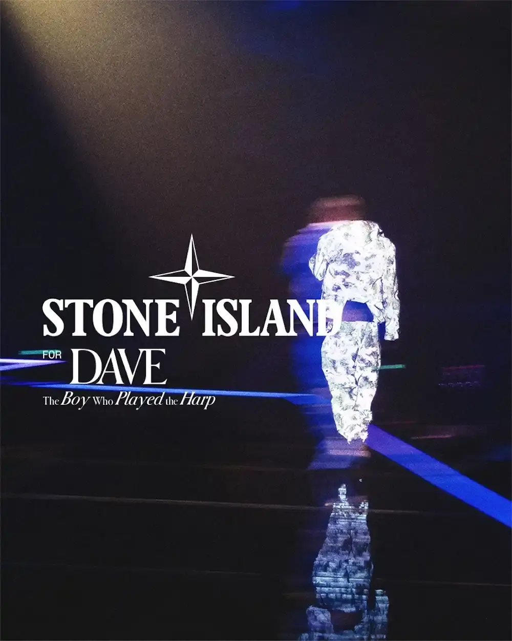 STONE ISLAND CUSTOM WARDROBE FOR MUSICIAN DAVE image about the collaboration between Stone Island and musician Dave featuring custom tour clothing and a limited retail collection. (image 2 of 5)