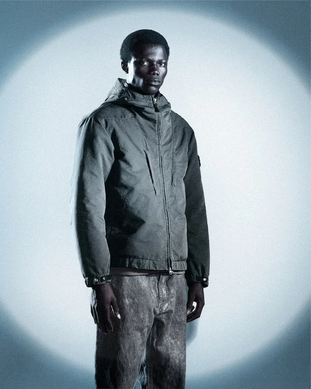 STONE ISLAND REVIVES MASSIMO OSTI NO SEASONS PROJECT image of Stone Island relaunching Massimo Osti's No Seasons outerwear release across six signature textiles. (image 2 of 6)