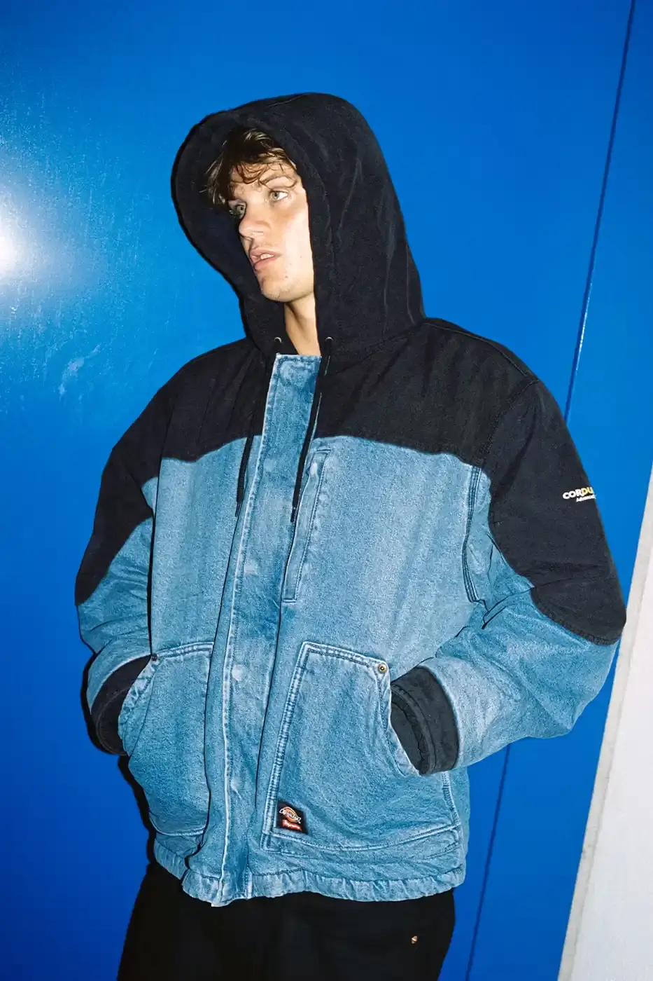 SUPREME X DICKIES FALL 2025 DROPS SEPTEMBER 18 image covers Supreme and Dickies Fall 2025 collaboration featuring workwear-inspired streetwear pieces including jackets, hoodies, and cargo pants available September 18. (image 11 of 14)