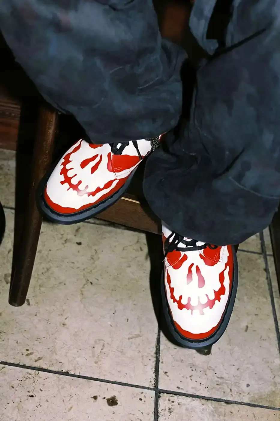 SUPREME X DR. MARTENS 1461 SHOE DROPS NOV 28 Supreme and Dr. Martens collaborate on a new 1461 3-Eye Shoe featuring printed graphics on smooth leather. The shoe releases in three colorways on November 28. (image 4 of 6)