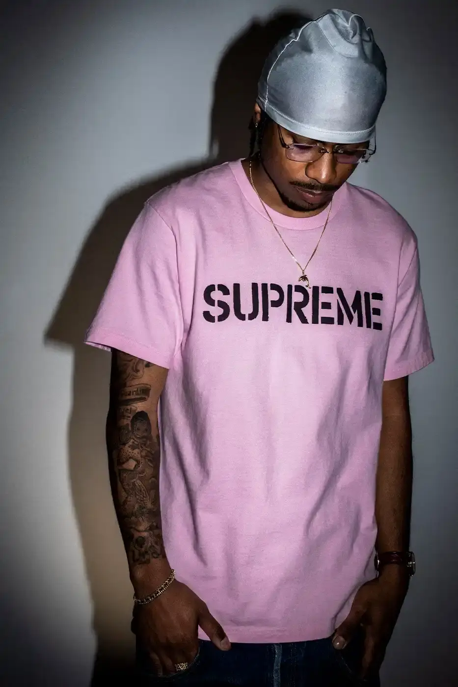 SUPREME SPRING 2026 TEES RELEASE GUIDE A image guide explaining the release dates, sizing recommendations and artwork details for the Supreme Spring 2026 graphic t-shirt collection. (image 4 of 8)