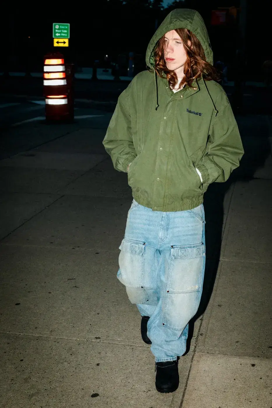 SUPREME X TIMBERLAND FALL 2026 APPAREL DROPS OCTOBER 22 Text summary of an article about the Supreme and Timberland Fall 2026 collection, which includes jackets, tops, pants and headwear and releases on October 22 and October 24. (image 7 of 19)