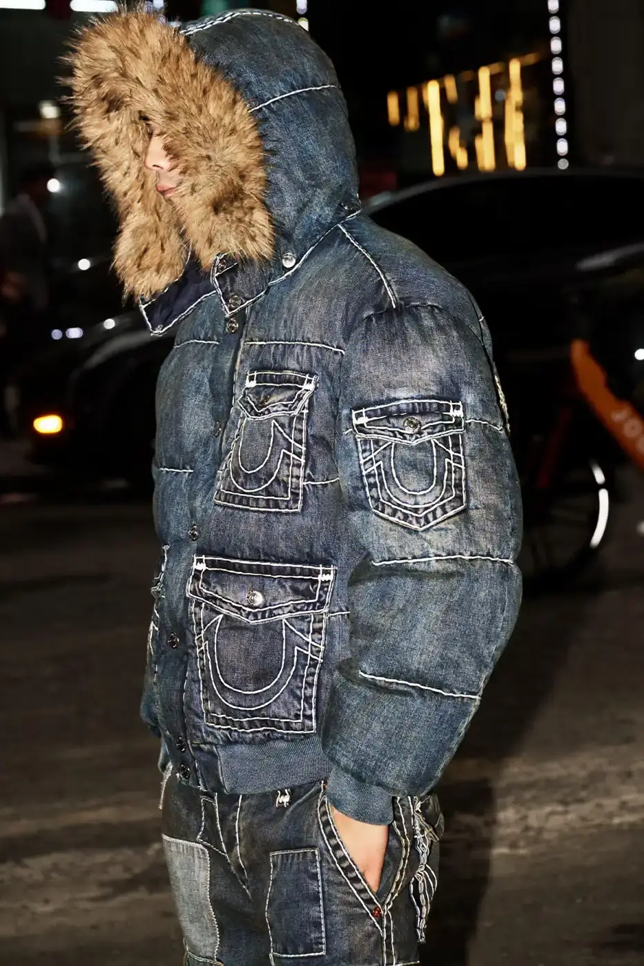 SUPREME TEAMS WITH TRUE RELIGION FOR FALL 2025 Supreme and True Religion announce a Fall 2025 collaboration featuring denim and leather outerwear, hoodies, accessories, and signature horseshoe logo details, releasing November 20, 2025. (image 15 of 15)