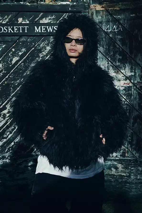 SUPREME X Y'S YAMAMOTO FALL 2025 COLLECTION Fashion collaboration image describing Supreme and Y's by Yohji Yamamoto Fall 2025 collection featuring punk aesthetics and skull designs. (image 15 of 20)