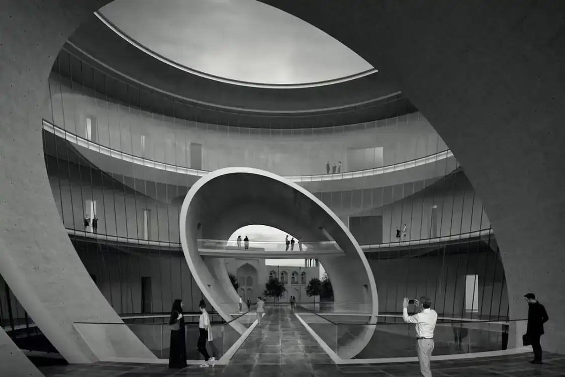 TADAO ANDO DESIGNS FIRST CENTRAL ASIAN BUILDING Just to confirm, is this a repost through the button, or would you like us to create a new post from our page using these images?