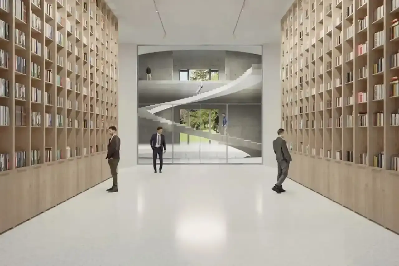TADAO ANDO DESIGNS FIRST CENTRAL ASIAN BUILDING Just to confirm, is this a repost through the button, or would you like us to create a new post from our page using these images? (image 7 of 8)