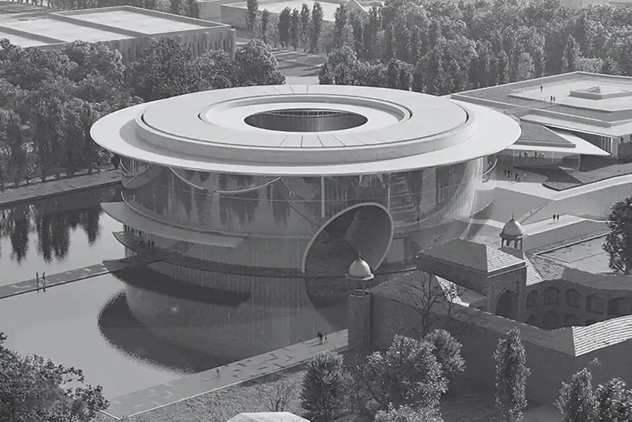 TADAO ANDO DESIGNS FIRST CENTRAL ASIAN BUILDING Just to confirm, is this a repost through the button, or would you like us to create a new post from our page using these images? (image 5 of 8)