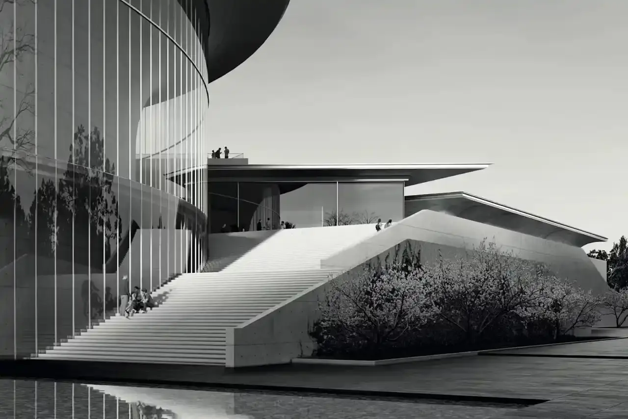 TADAO ANDO DESIGNS FIRST CENTRAL ASIAN BUILDING Just to confirm, is this a repost through the button, or would you like us to create a new post from our page using these images? (image 2 of 8)