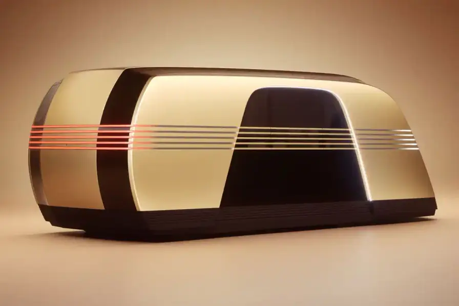 TESLA INTRODUCES SELF-DRIVING "CYBERCAB ROBOTAXI" CONCEPT Tesla unveils Cybercab Robotaxi and Robovan concepts at We, Robot event. Autonomous vehicles designed for public transport, featuring futuristic design with butterfly doors. Planned production before 2027, target price under $30,000. Elon Musk claims improved safety and cost-efficiency. Full Self-Driving expansion for Model 3 and Y in California and Texas next year (image 10 of 12)