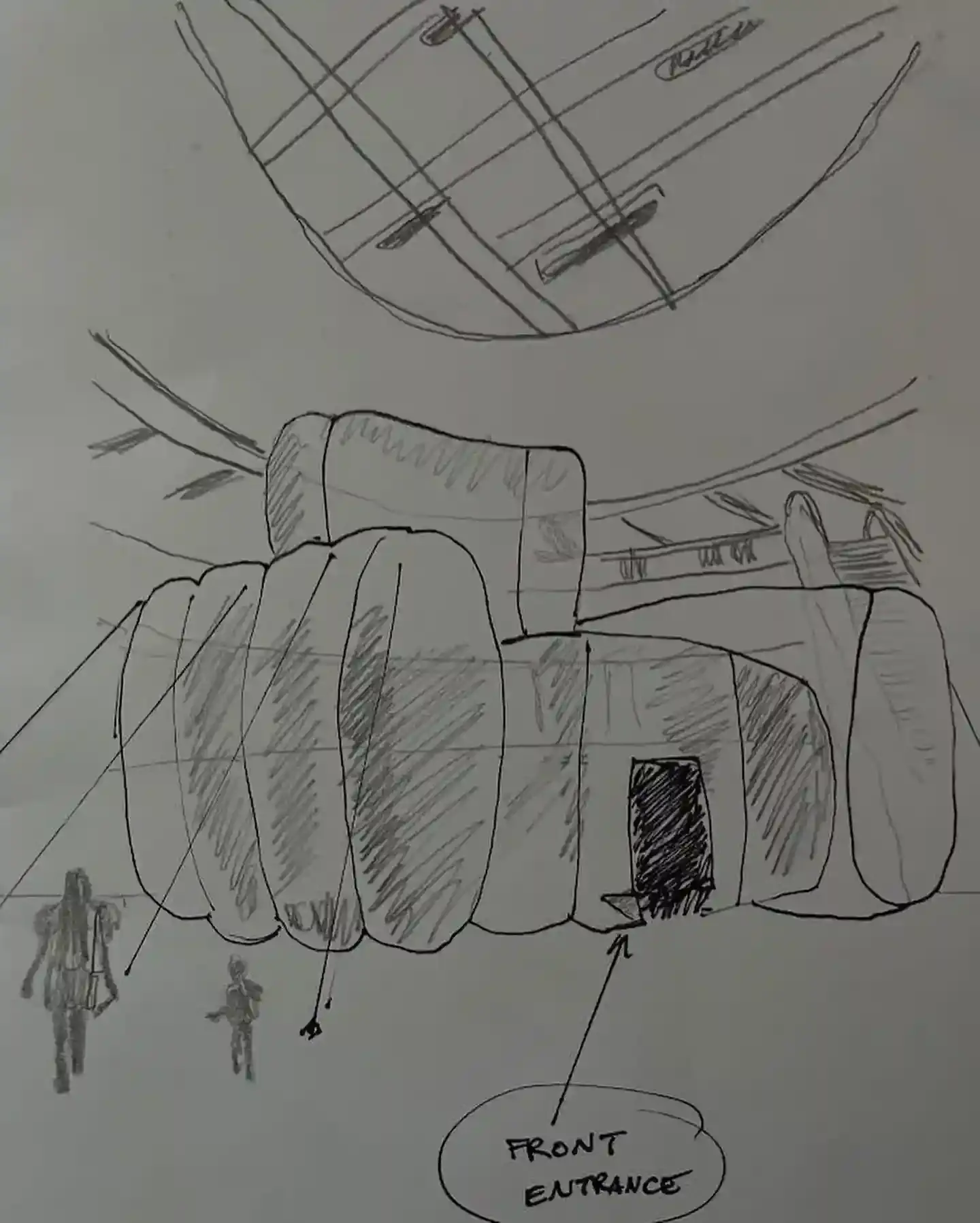 Image sketch by Sean Brown of Ego Chair