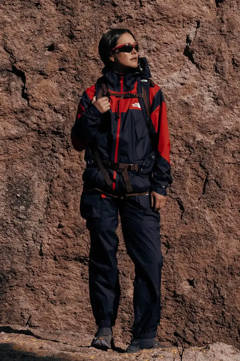 THE NORTH FACE AND UNDERCOVER LAUNCH SEASON FOUR OF SOUKUU LINE photo of the fourth season of the SOUKUU collaboration between The North Face and UNDERCOVER. It describes the Spring/Summer 2025 collection's technical features including waterproof materials, convertible zip-off designs, and VECTIV footwear technology. The article mentions the April 10 release date and notes that items will be available on The North Face's official website. The content is presented in a straightforward news format with information about the collection's components and performance features. (image 13 of 21)