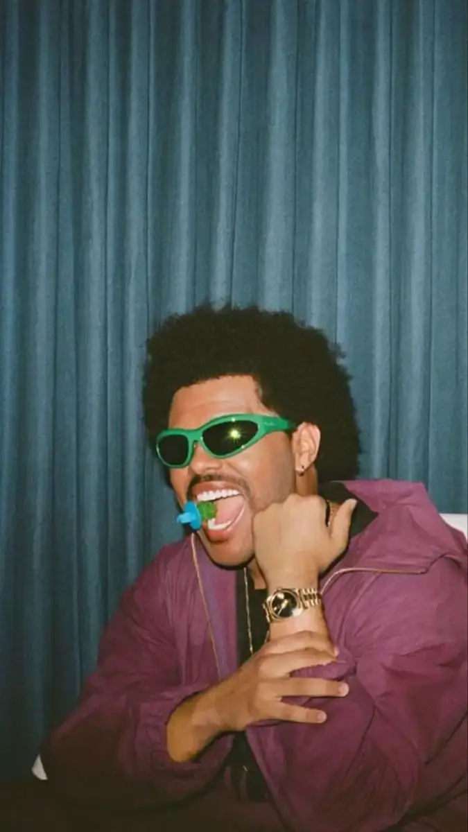 News article announcing The Weeknd's 2025 stadium tour. The text details tour dates, supporting acts Playboi Carti and Mike Dean, ticket sale information, and mentions the completion of his album trilogy with 'Hurry Up Tomorrow.' The article includes tour cities, presale dates, and VIP package information.